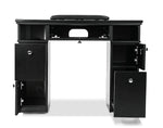 Mayakoba Sonoma II Manicure Table in Modern Black JAT-NTBL-3110-KIT