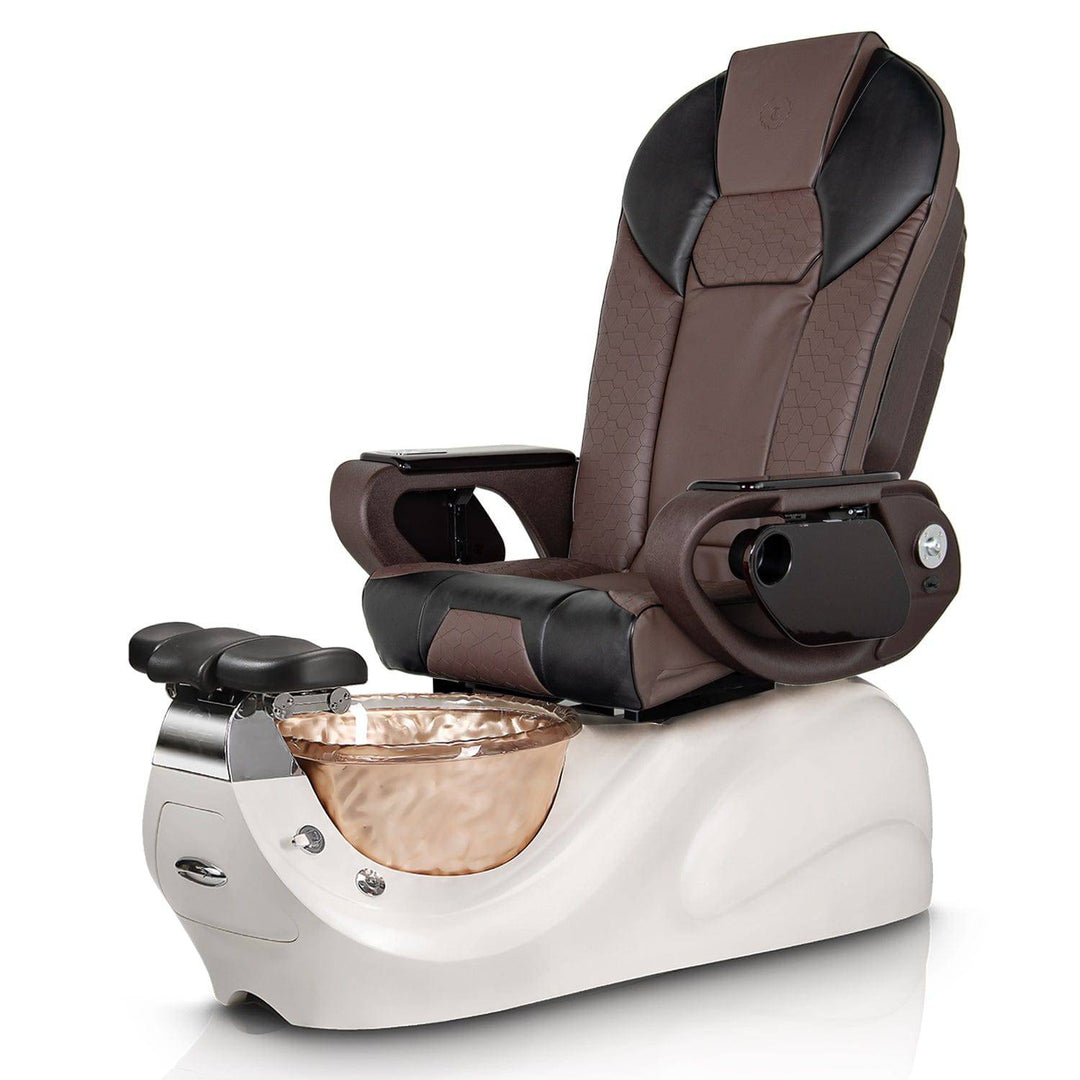 ShopSalonCity T-SPA Vespa TV-White-Gold / Throne-2 / TV-Chocolate-Black T-SPA-VESPA-WHITE-GOLD-T2-CHO-BLK