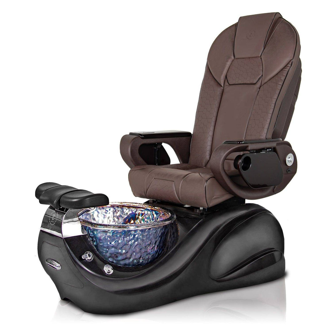 ShopSalonCity T-SPA Vespa TV-Black-Nickel / Throne-2 / TV-Chocolate T-SPA-VESPA-BLACK-NICKEL-T2-CHO