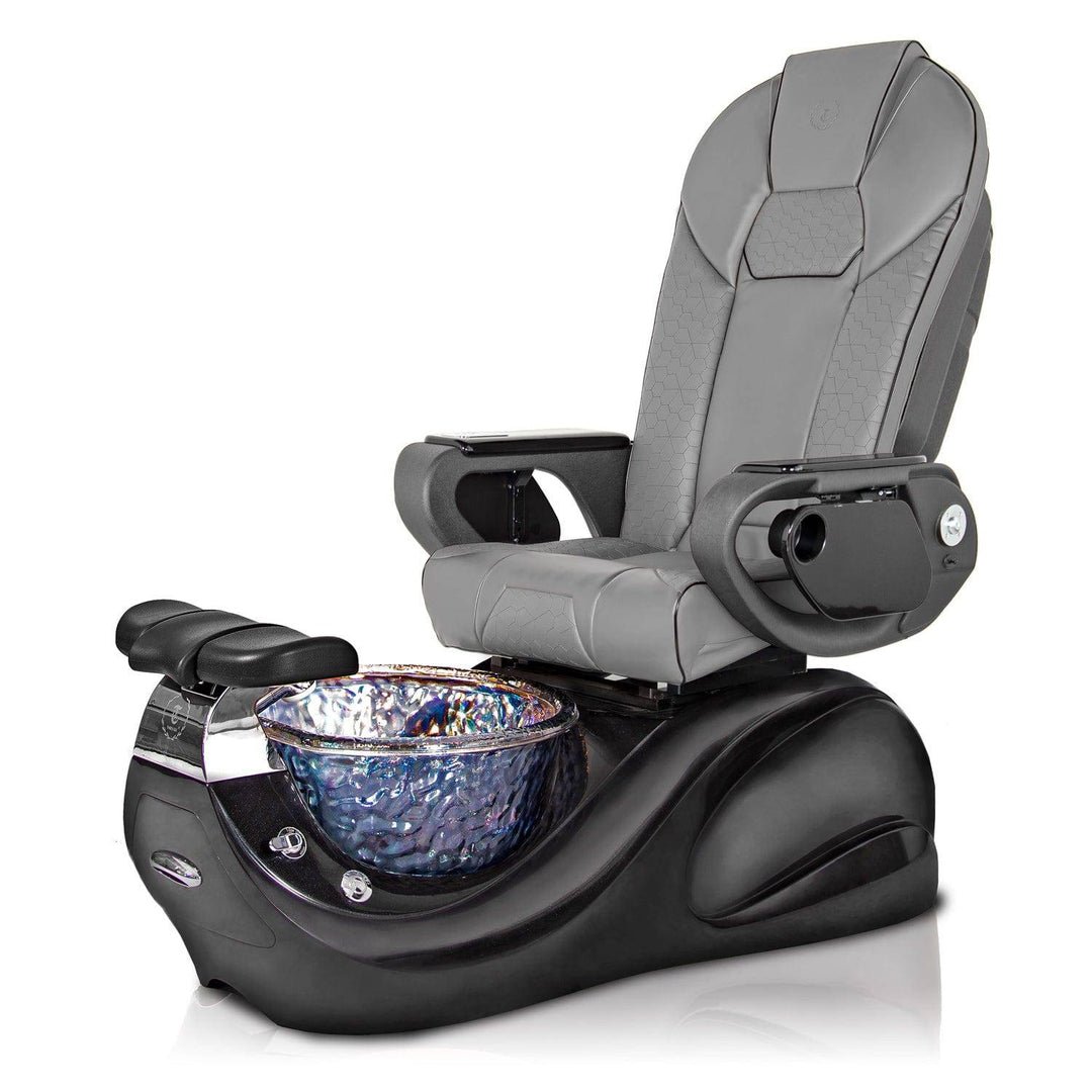 ShopSalonCity T-SPA Vespa TV-Black-Nickel / Throne-2 / TV-Grey T-SPA-VESPA-BLACK-NICKEL-T2-GREY