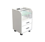 Mayakoba Glasglow Pedicure Trolley White DPI-NTRLY-5153-WH