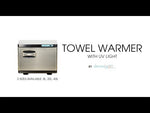 DERMALOGIC Wood Grain Towel Warmer with UV Sterilizer 20L