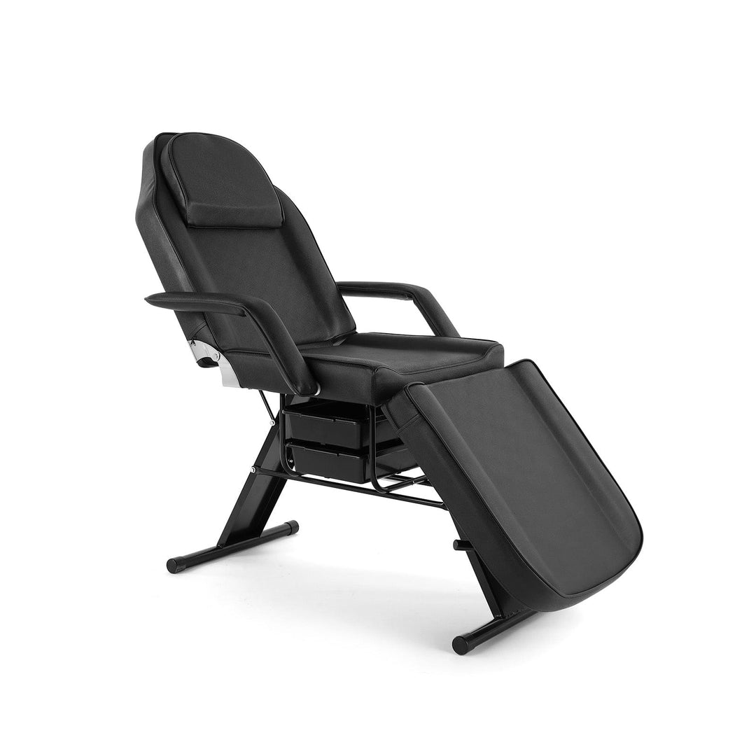 Dermalogic PARKER II Adjustable Facial and Tattoo Chairs Black HZI-FCCHR-215-BLK